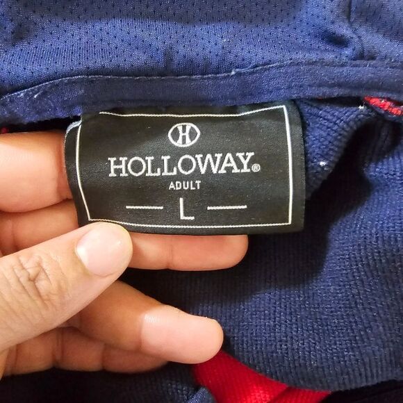 Holloway Men’s Blue Full Zip Up Jacket Sweater Size L - Picture 4 of 8